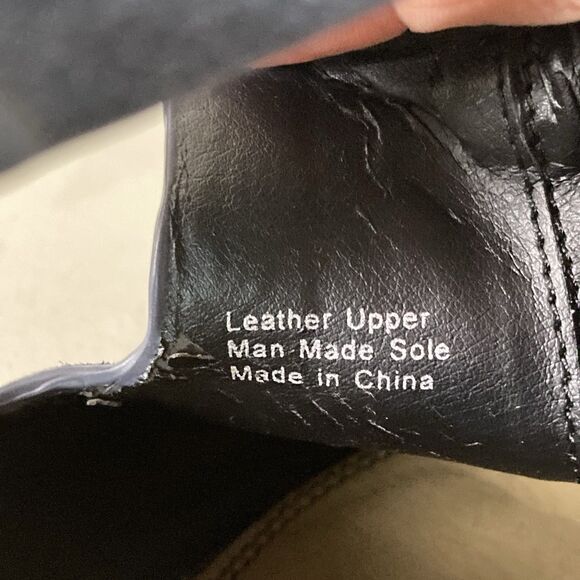 Splendid Suede Booties 7.5 US Carmelo Ankle Wrap Almond Toe Hook & Loop Blue EUC - Picture 6 of 9